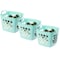 Basicwise Flexible Plastic Carry Laundry Basket Holder Square Storage Hamper w/Side Handles, Green Set of 3 QI003857.GN.3 - alternate 1